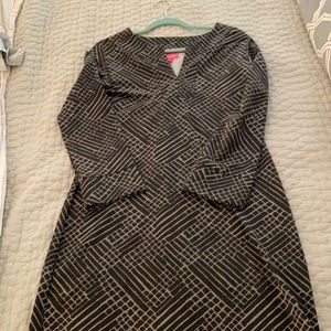 Black and Tan tunic Britt Dress